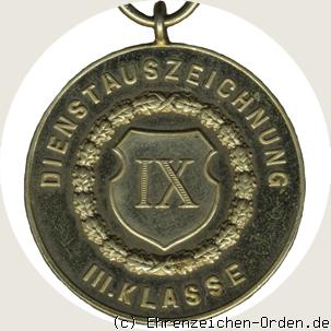 Dienstauszeichnung 3.Klasse 1913 Rückseite