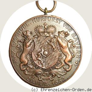 Jubiläumsmedaille 1. Chevaulegers-Regiment Rückseite