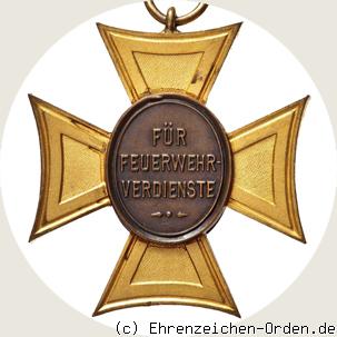 Feuerwehr-Verdienstkreuz 1928 Rückseite