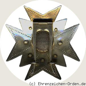 Orden vom heiligen Georg Bruststern zum Großkreuz Rückseite