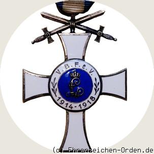 Bayerisches Kriegserinnerungs-Kreuz 1914/18 mit Schwertern