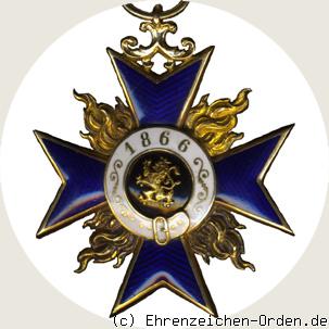 Militär-Verdienstorden Ritterkreuz 1. Klasse / Kreuz 3.Klasse Rückseite