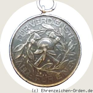 Medaille Bayerisches Feuerwehrheim Rückseite