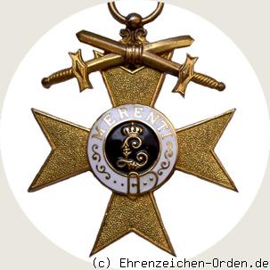 Militärverdienstkreuz 1.Klasse mit Schwertern  (3.Form 1913)