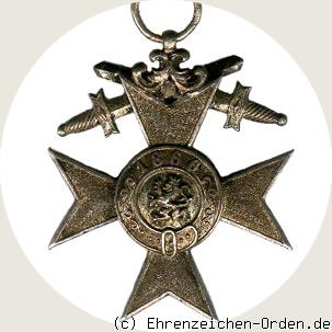 Militärverdienstkreuz 2.Klasse mit Schwertern  (2.Form 1905) Rückseite