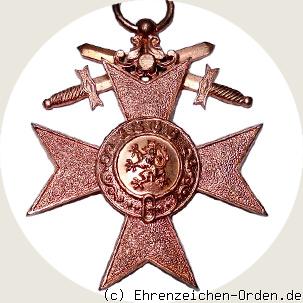 Militärverdienstkreuz 3.Klasse mit Schwertern (3.Form 1913) Rückseite