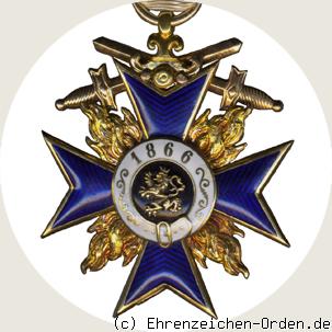 Militär-Verdienstorden Kreuz 3.Klasse mit Schwertern Rückseite