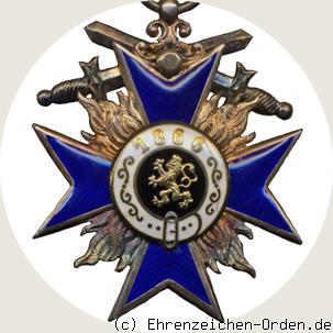 Militär-Verdienstorden Kreuz 4.Klasse mit Schwertern Rückseite
