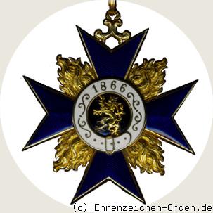 Militär-Verdienstorden Kreuz 1. Klasse Rückseite