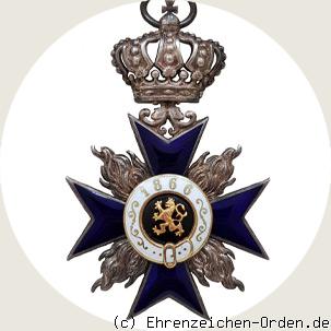 Militär-Verdienstorden Kreuz 4.Klasse mit Krone Rückseite
