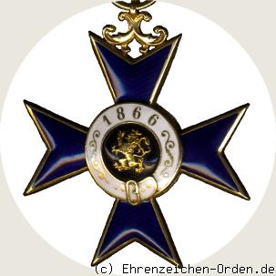 Militär-Verdienstorden Ritterkreuz 2. Klasse Rückseite