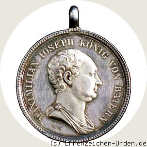 Silberne Zivilverdienstmedaille  Stempel ab 1827