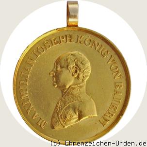 Königlich-bayerische Militär-Verdienst-Medaille in Gold Typ 1.2 ab 1827
