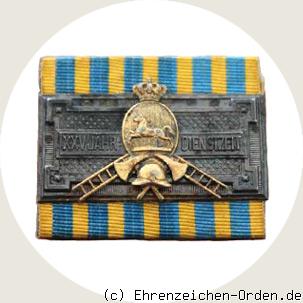 Feuerwehr-Ehrenzeichen 2. Klasse für 25 Jahre  1887( Schnalle )