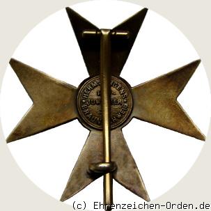 Orden Heinrich des Löwen  Offizierkreuz Rückseite