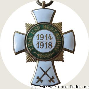 Sächsisches Kriegsehrenkreuz (weiß) Bund Sächsischer Frontsoldaten Rückseite