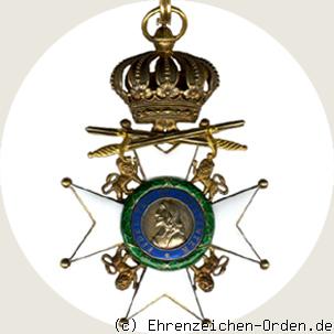Herzoglich Sachsen-Ernestinischer Hausorden Komturkreuz mit Schwertern am Ring