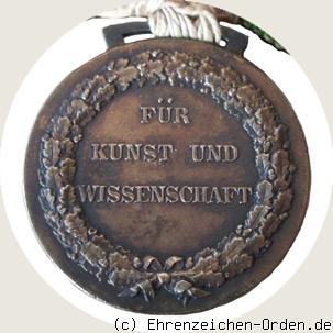 Goldene Verdienstmedaille für Kunst und Wissenschaft 1905 Rückseite