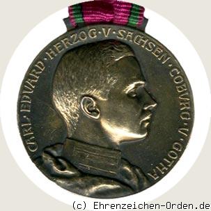 Goldene Verdienstmedaille des Herzoglich Sachsen-Ernestinischen Hausordens Herzog Carl Eduard