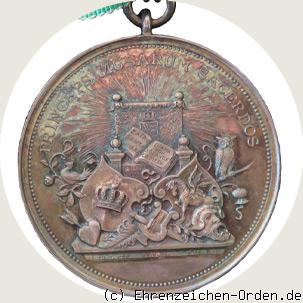 Herzog-Ernst-Medaille in Silber Rückseite
