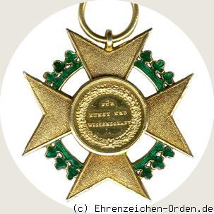 Verdienstkreuz für Kunst und Wissenschaft 1898 (2.Form) Rückseite