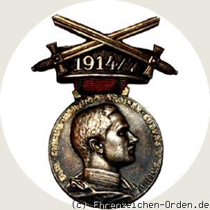 Silberne Verdienstmedaille des Herzoglich Sachsen-Ernestinischen Hausordens mit Schwerterspange 1914/7
