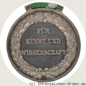 Verdienstmedaille für Kunst und Wissenschaften 1898 Rückseite