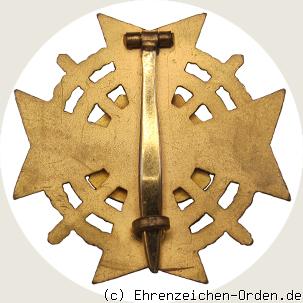 Bundesehrenzeichen Kreuz 1. Klasse R&uuml;ckseite