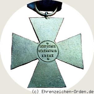 Deutsches Bekenntnis Kreuz Rückseite