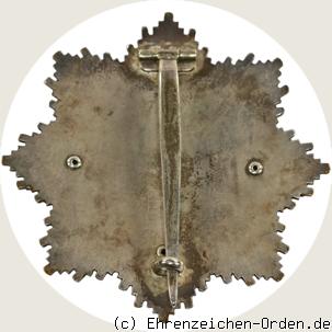 Deutsches Kreuz in Gold schwer Rückseite