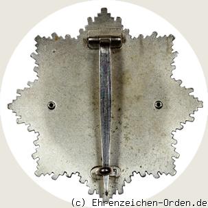 Deutsches Kreuz in Silber leicht Rückseite