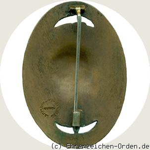 Deutsches Radsport-Abzeichen in Bronze Rückseite