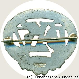 Deutsches Schwerathletik-Sportabzeichen DASV in Silber R&uuml;ckseite