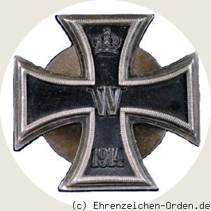 Eisernes Kreuz 1.Klasse 1914 mit Schraubscheibe Dt. Offiziersverein