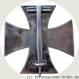 Eisernes Kreuz 1.Klasse 1914 an Nadel Godet Rückseite