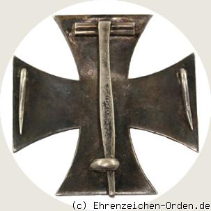 Eisernes Kreuz 1.Klasse 1914 mit seitlichen Zusatzhaken Rückseite