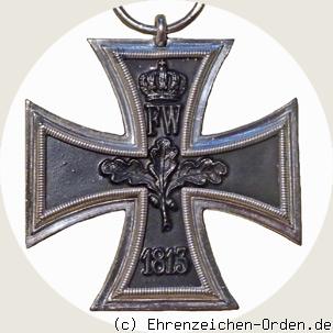 Eisernes Kreuz 2.Klasse 1914 für Nichtkämpfer Rückseite
