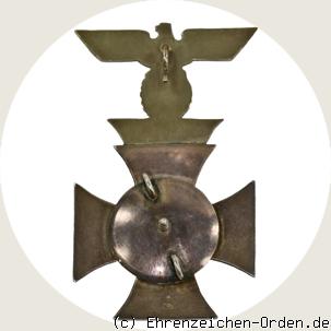 Eisernes Kreuz 1914 1. Klasse mit Wiederholungsspange 1939 1. Form fest verbunden Rückseite