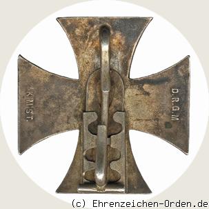 Eisernes Kreuz 1.Klasse 1914 mit Schiebeverschluss KMST Rückseite