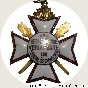 Feuerwehr-Verdienstkreuz Provinz Brandenburg Rückseite