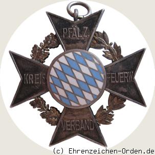 Feuerwehr-Ehrenkreuz des Kreisfeuerwehr-Verbandes Pfalz Rückseite