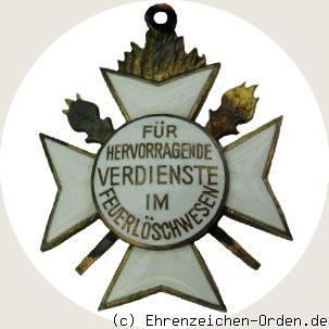 Feuerwehr-Ehrenkreuz des Westfälischen Feuerwehrverbandes Rückseite