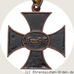 Ehrenkreuz für Offiziere der Linie 1814 Rückseite
