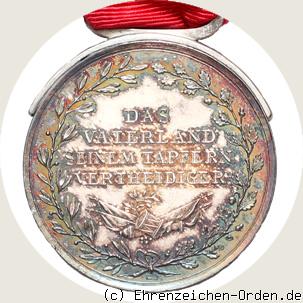 Silberne Ehren-Medaille 2. Form Carl Grosherzog Rückseite