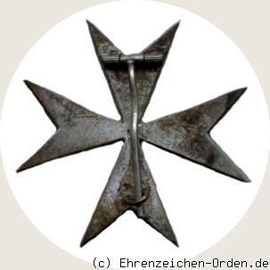 Deutschritter-Kreuz 1.Klasse (lackiert) Rückseite