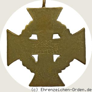 Freikorps von Loewenfeld Kreuz 2.Klasse Rückseite