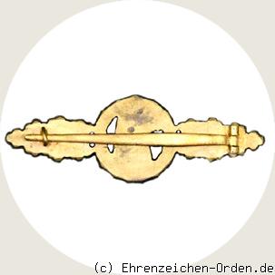 Frontflugspange für Aufklärer in Gold Rückseite