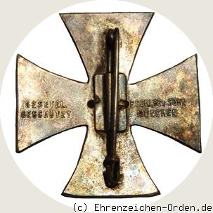 Ehrenkreuz Deutscher Frontkriegerbund Rückseite