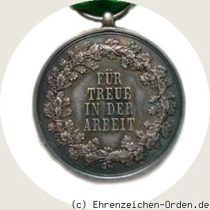 Medaille F r Treue In Der Arbeit 1 Form K nig Albert 1894