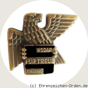 Traditions-Gauabzeichen Thüringen in Bronze